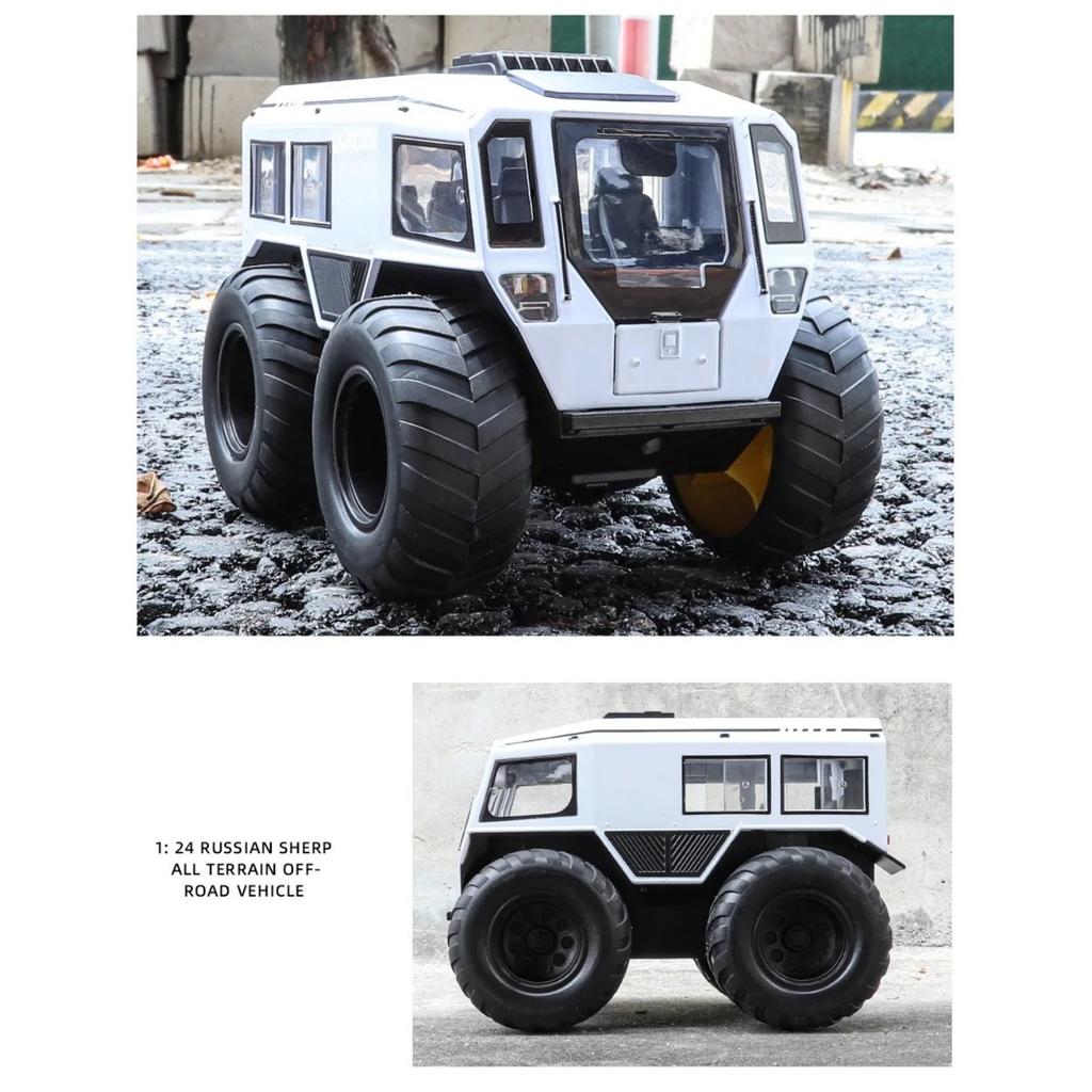 1/24 Sherp Diecast ATV Truck Model All-Terrain Off-Road Sound & Light Kids Gift