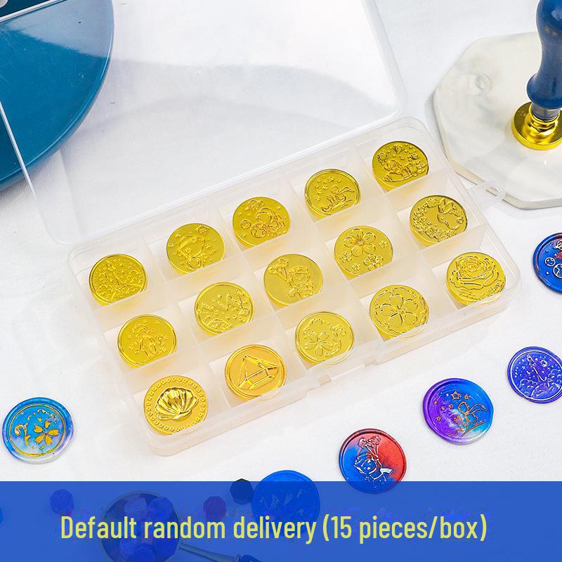 Eco-Friendly Zinc Alloy Retro Wax Seal Head with Color-Preserving Electroplating