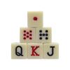10 Stück Set 16mm Acryl Poker Würfel mit rechter Ecke für Brettspiel Zubehör