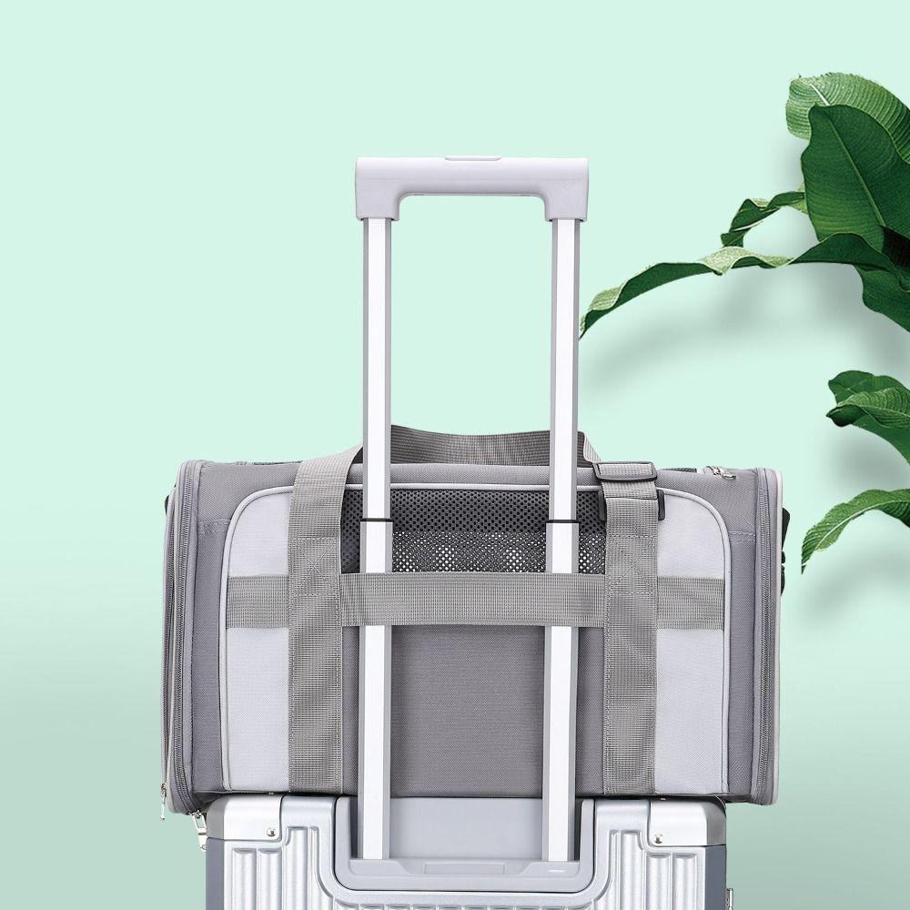 Large Capacity Pet Carrying Bag Foldable Pet Carrier Bag Durable Pet Shoulder Bag  Travel