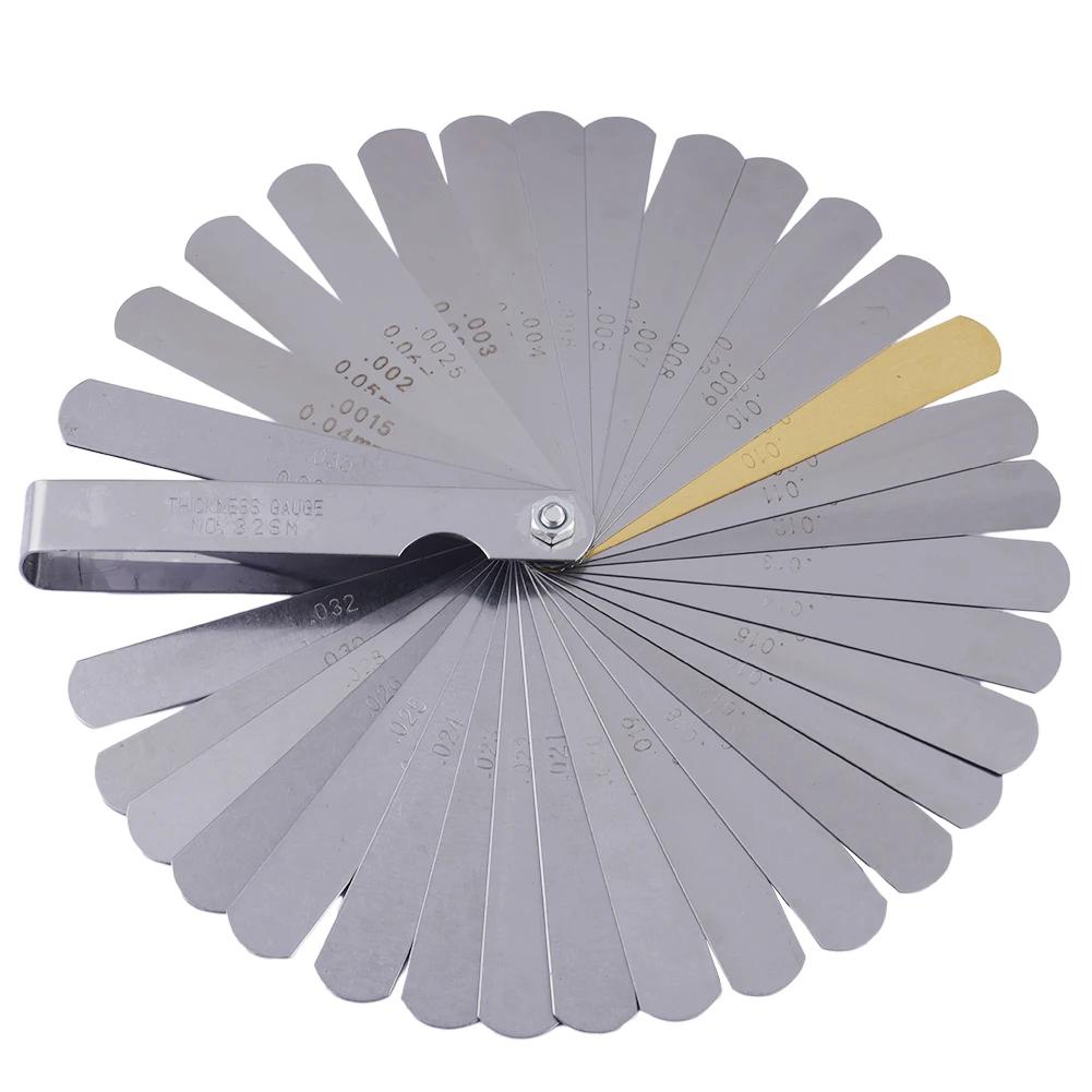 

Набор щупов 32 лада для прогиба грифа гитары, высоты струн, инструмент лютье, щуп для настройки гитары, инструменты для изготовления прорезей под гайку, инструменты