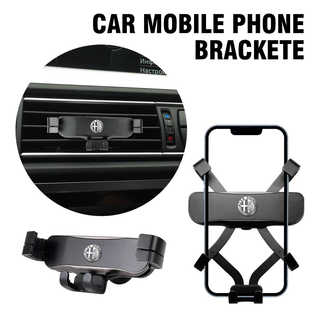 1pc Car Air Vent Phone Holder Mount Cell Phone Holder For iPhone 13 12 Xiaomi GPS Stand For Alfa Romeo 159 Giulietta Accessories