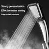 300Hole Chrome Ultra Strong Pressurized Shower Head Square Handheld Pressurized Shower Head Water Saving Shower Head