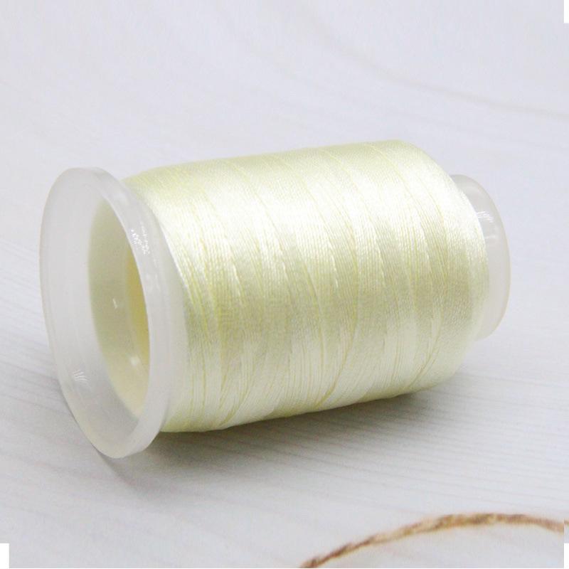 Vibrant Ice Silk Tassel Thread: 51 Colors for DIY Bracelets & Necklaces