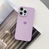 Matte Candy Color Love Heart Soft TPU Case For iPhone 14 13 12 11 Pro Xs Max 8 7 Plus X Xr SE Frosted Back Cover Silicone Shell