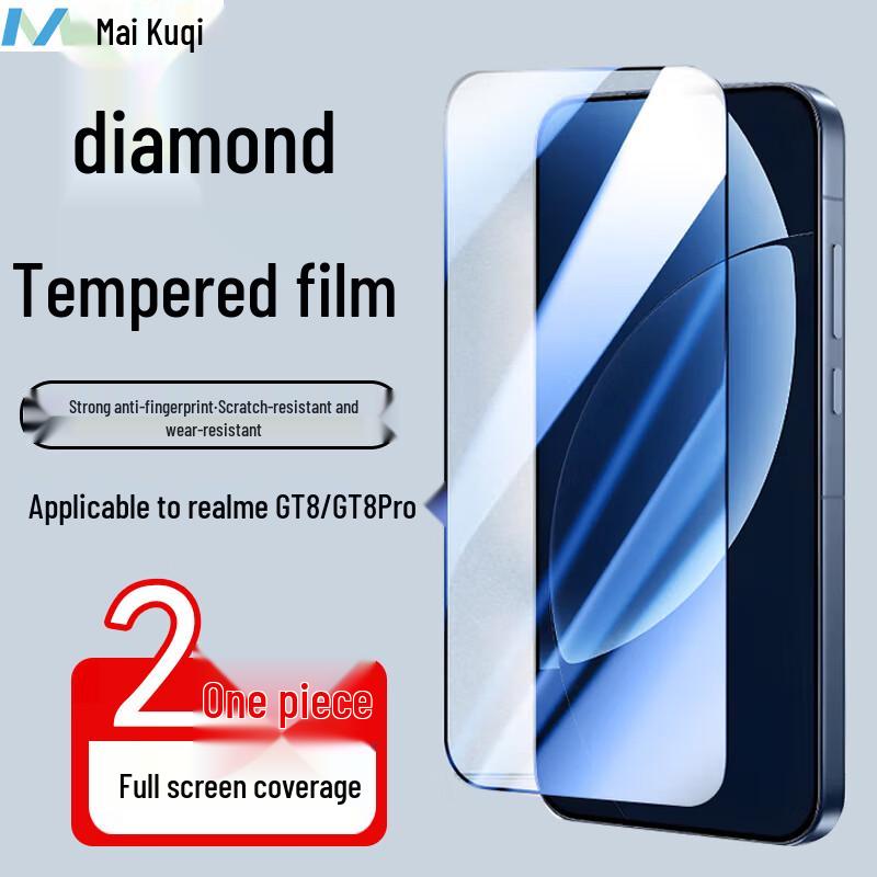 

MaiKuQi Tempered Glass Screen Protector for realme Phones