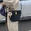 Textured small bag women's new fashion messenger bag versatile retro commuter simple portable bucket bag