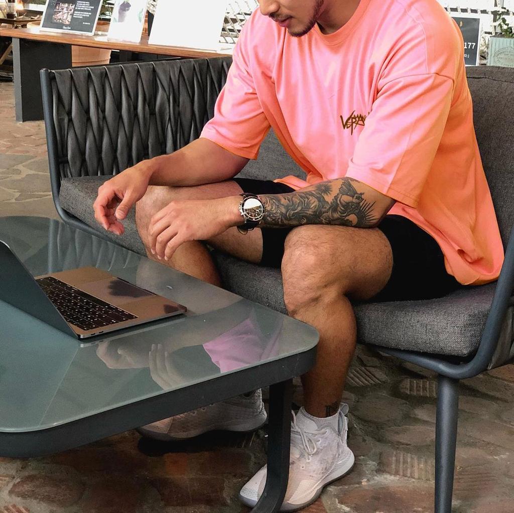 Men's T Shirt Gym Bodybuilding Clothing Short Sleeve Men Fashion Casual For Male Tops Fitness Oversized Tshirts