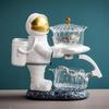 New Astronaut Creative Fish Magnetic Teapot Glass Lazy Automatic Tea Making Household Pu'er Oolong Tea Set Infuser Drinking