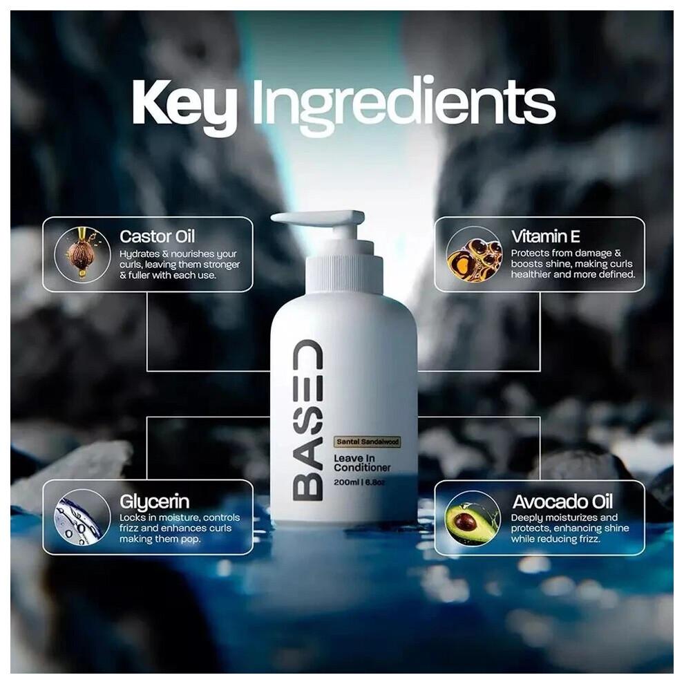 Based Bodyworks Leave-In Conditioner – Hydrating & Strengthening Formula 200ml