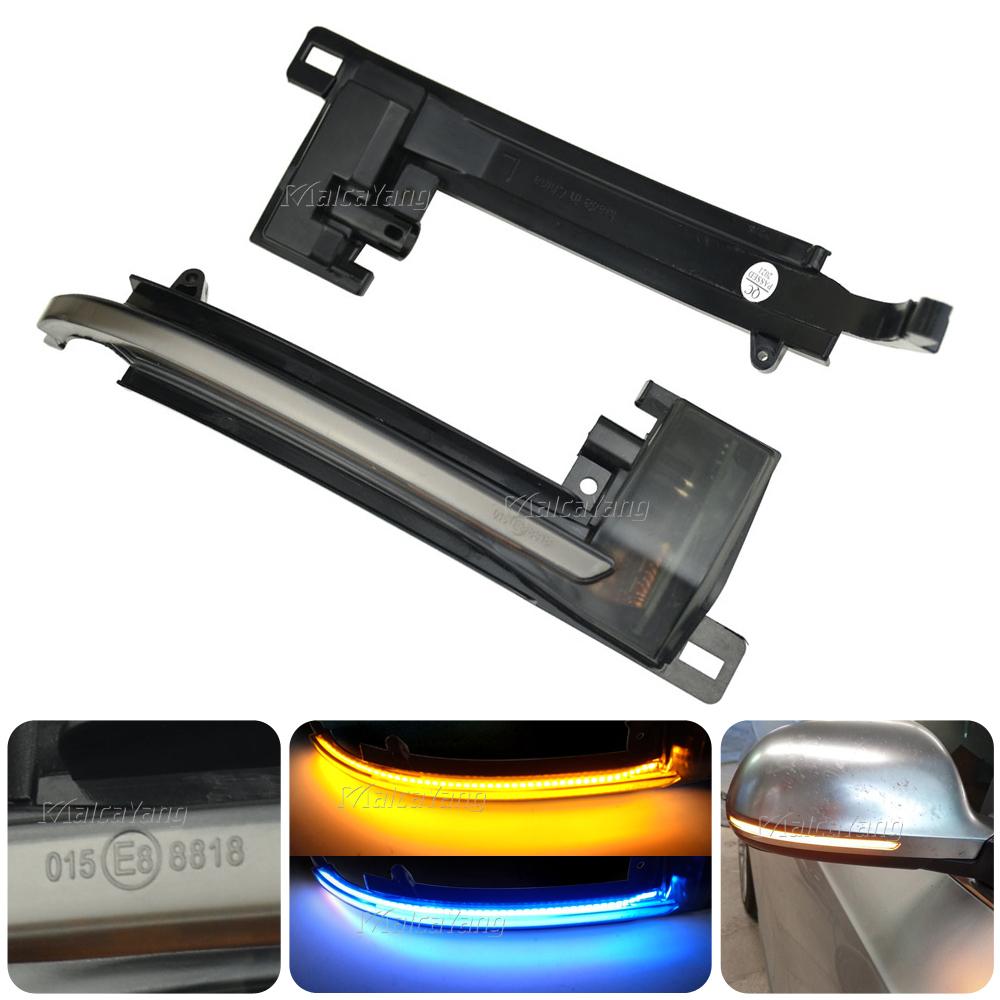 Clignotants séquentiels de rétroviseur pour A3 8P A4 A5 B8 B8.5 Q3 A6 C6 4F S6 SQ3 A8 D3 8K Clignotant dynamique