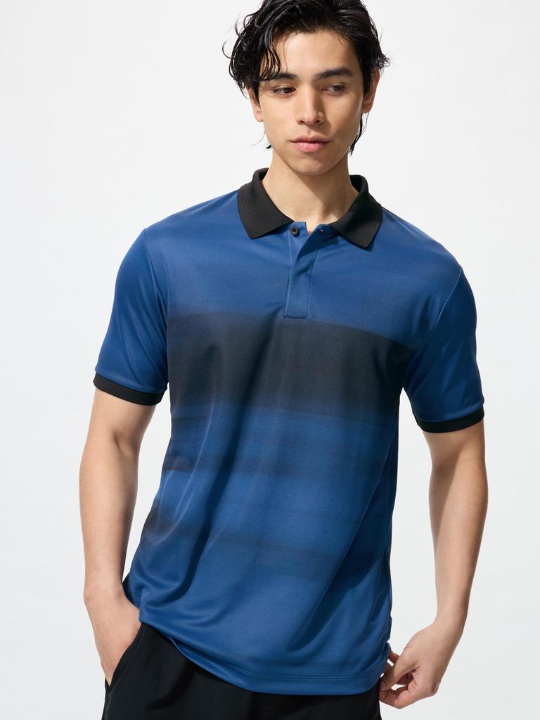 Uniqlo Japan Dry Ex Polo Shirt Model Worn By Kei Nishikori