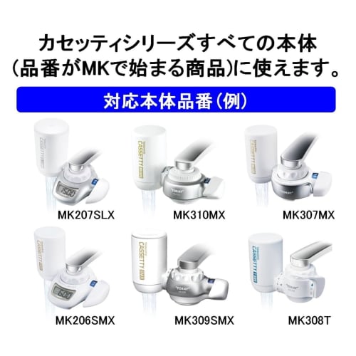 Toray Trevino Cassetti Series Water Purifier Replacement Cartridges (2 Cartridges) MKC.SMX2