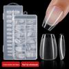Ultra-Thin Seamless Short Matte Nail Tips - 552 Pieces