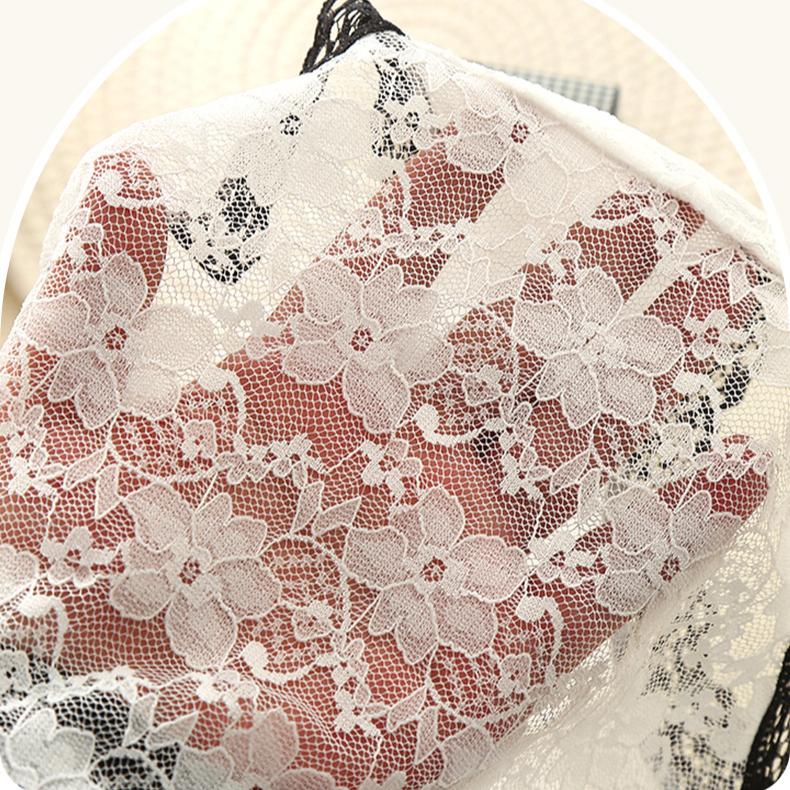 Sexy Lace Panties Seamless Low Waist Ultra-thin Transparent Bow Ladies Briefs Sweet Girl Panties