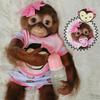 50 ס"מ מדומה בובת קוף Reborn Doll Regenerated Doll צעצוע לילדים
