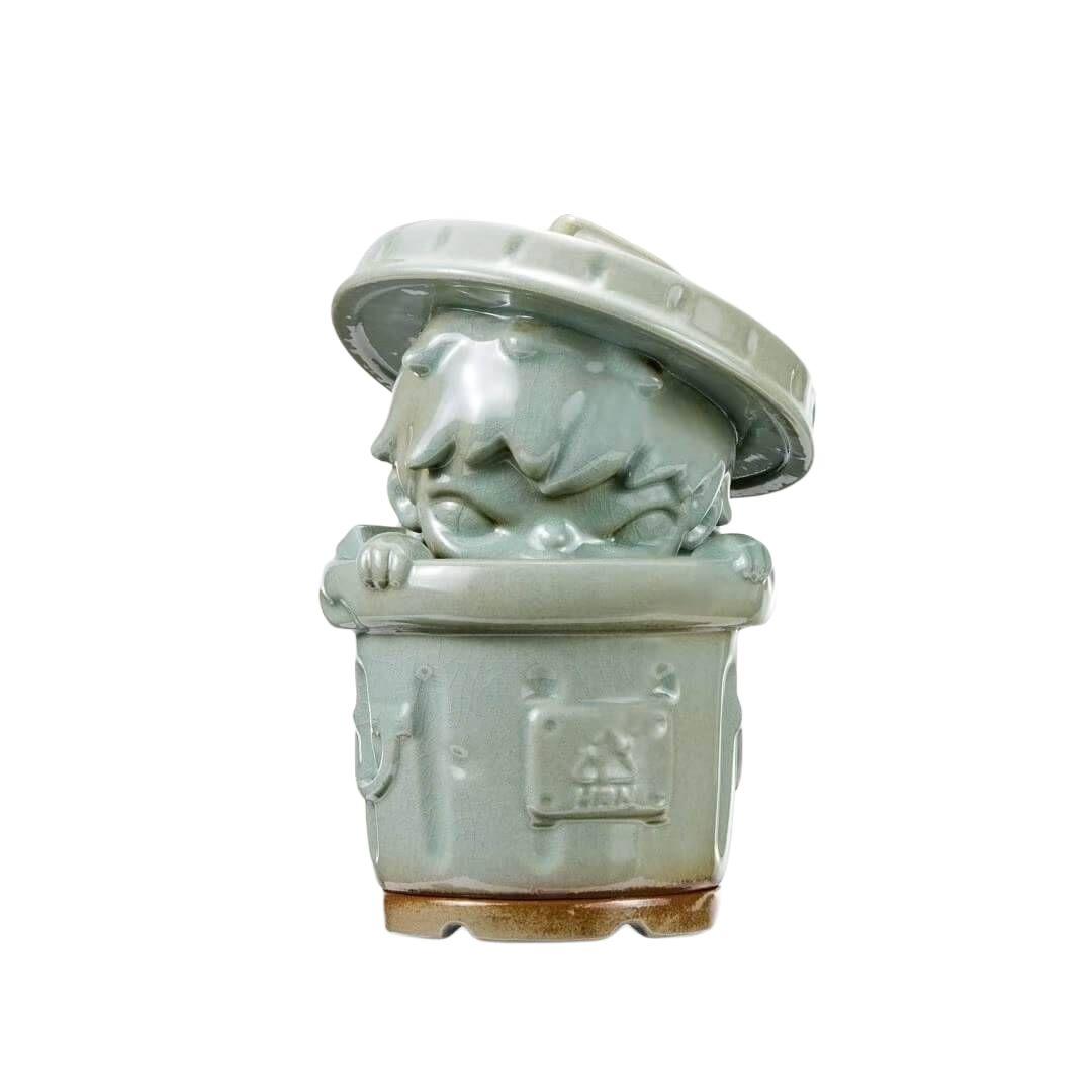 

New POP MART HIRONO HIRONO ONO Living Wild Trash Bin Trend-Based Products PPMT-2411-0026 Hirono Living Wild-Trash Bin Incense Burner