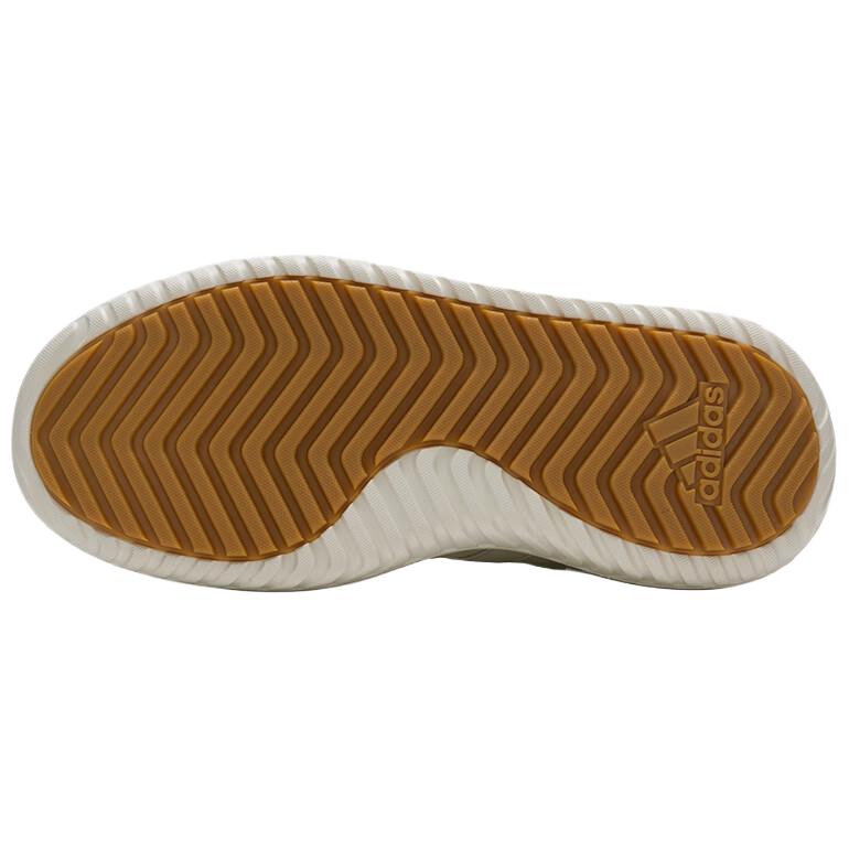 Adidas GRAND COURT PLATFORM Cushioning Breathable Lightweight Low top Casual Shoes Women's Ecru IH9111