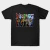 Men Black Print T-shirt Ninjago No-Cut Heat Transfer Print Cotton Tshirt