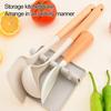 4Pcs Kitchen Utensil Set Multi-Functional Silicone Spatula Soup Spoon Rice Spoon with Storage Tray Heat Resistant Cooking Tools for Frying Serving