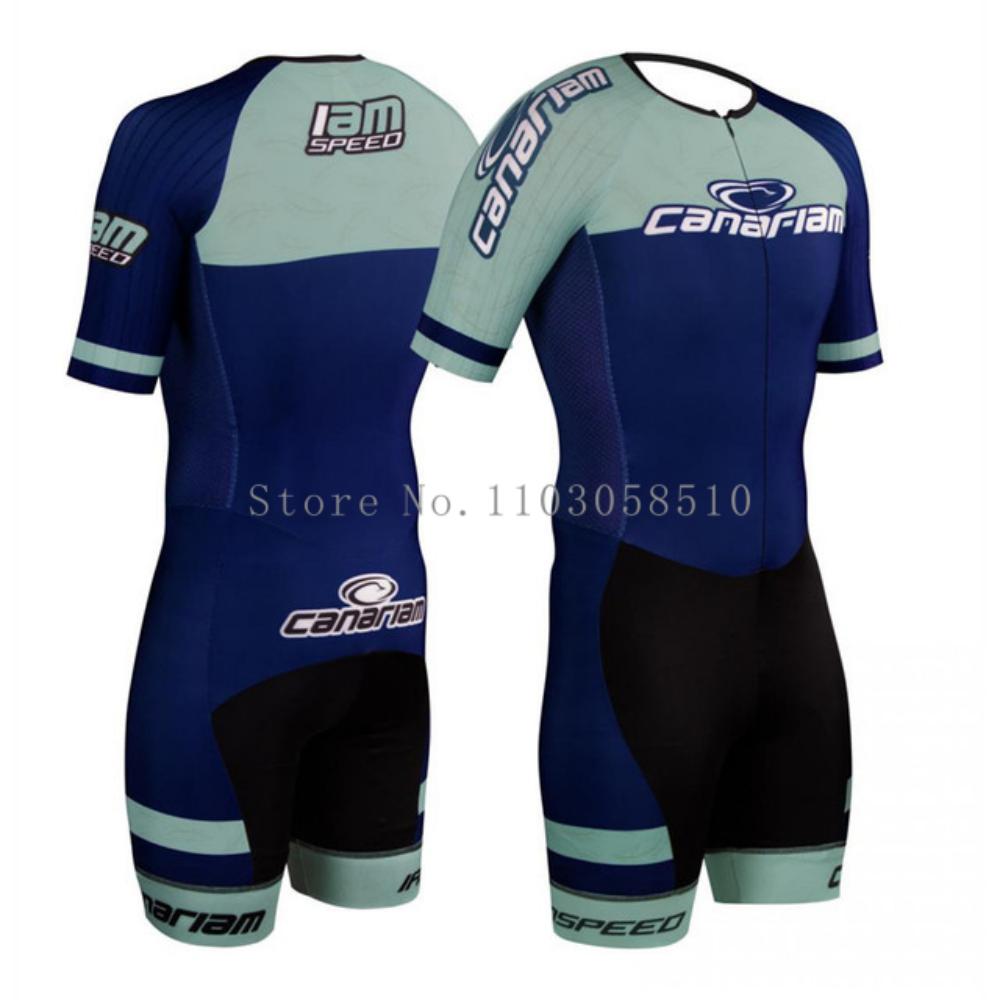 Canariam Men's Skate Suit Roller Skate Speed Race Fast Skat Speed Skats Ciclismo Skating Jumpsuit Pro Team Tights Skinsuit 2025