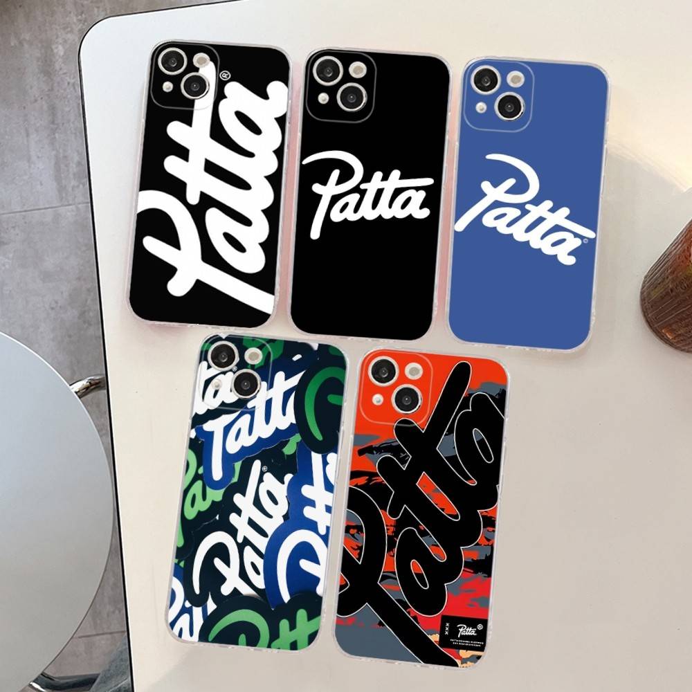 Fashion P-Patta Phone Case For IPhone 17 16 15 14 13 12 11 Pro Max Plus Soft Cover Personalized DIY