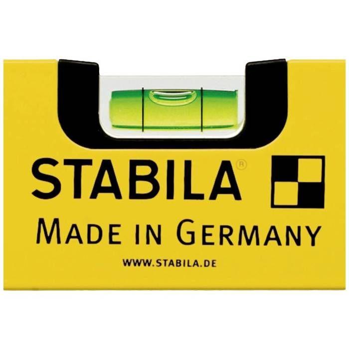 Niveau à bulle - STABILA - Type 70-2 - 40 cm - Aluminium - 1H+2V (précision 0,5 mm/m)