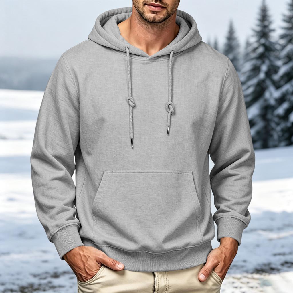 Herren Pullover Hoodie mit Farbe Vielseitig Lässig Alltagsbekleidung