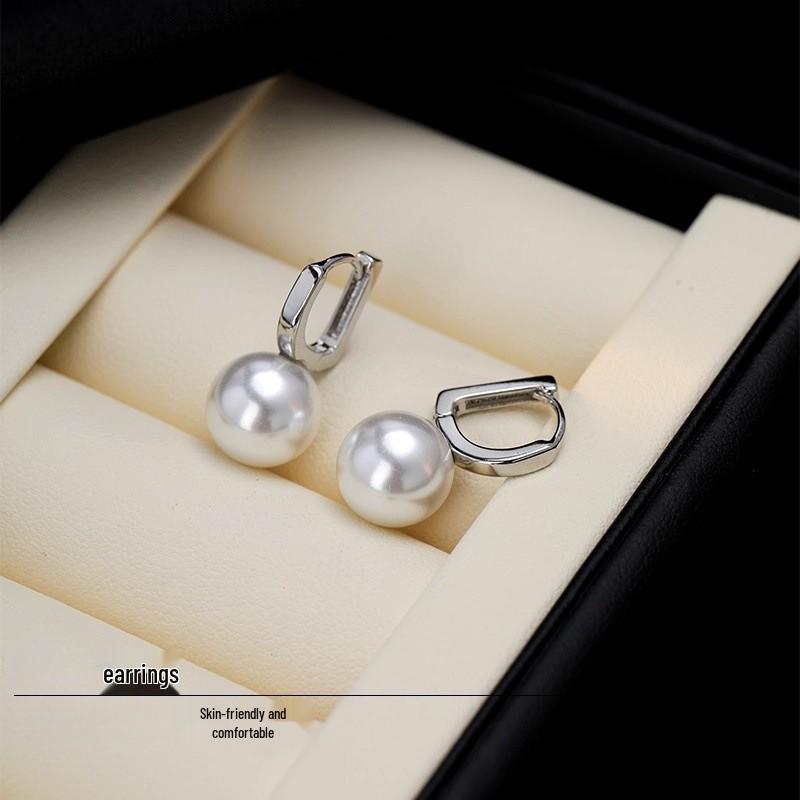 925 Sterling Silver Hoop Earrings: 2025 Modern Niche Design - Elegant & Luxurious for Women