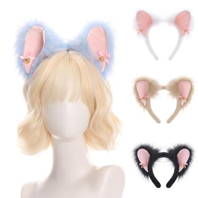 Hand-made Fox & Cat Ear Unisex Fashion Simulation Plush Hair Band for Live Comic-Con Cute Headwear