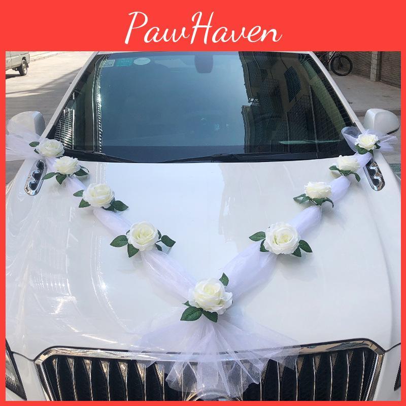 Wedding Head Car Flower Decoration Set Creative Escort Bridal Car Full Set