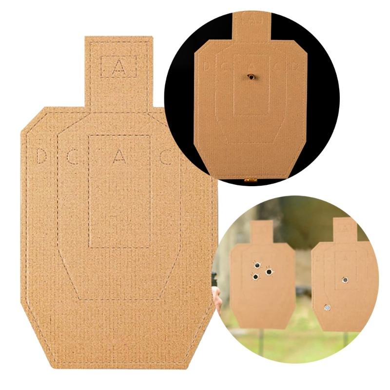 10pcs Paper Targets for Shooting Hunting Practice Shooting Practice Accessory