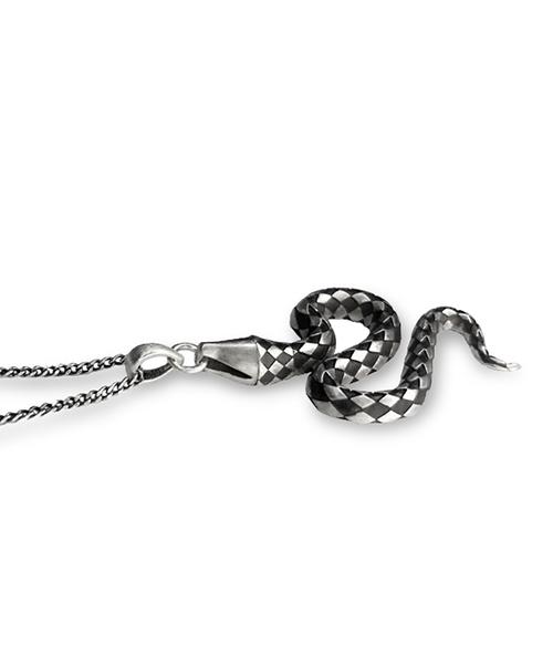 Sekhmet Geb Oil Painting 39Mm Snake Necklace