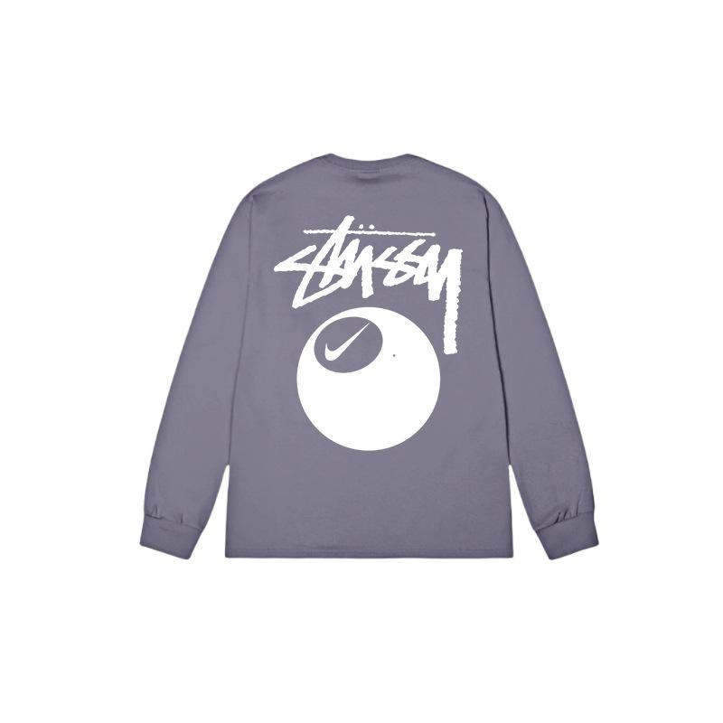 STU SS25 dice printing long-sleeved t-shirt for men and women of the same style, spot classic