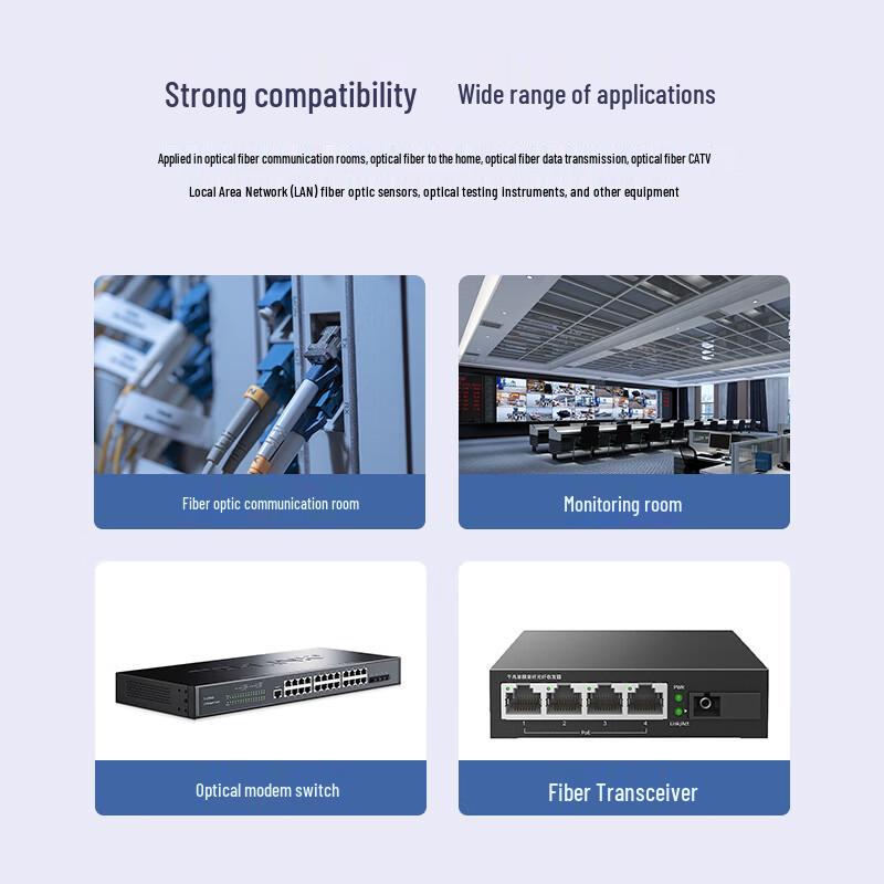 EB-LINK Engineering Telecom-Grade OM2 Duplex Fiber Optic Patch Cable