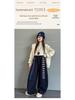 2025 Autumn/Winter Girls' Fleece-Lined Scimitar Sweatpants - Thick, Warm Sports Pants for Big Kids