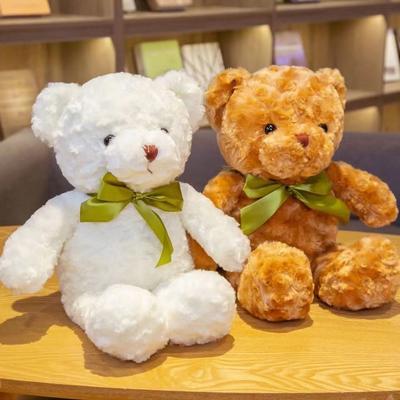 Gravata borboleta urso de pelúcia abraço urso boneca brinquedo de pelúcia boneca de máquina de agarrar dar presente de aniversário para menina mini
