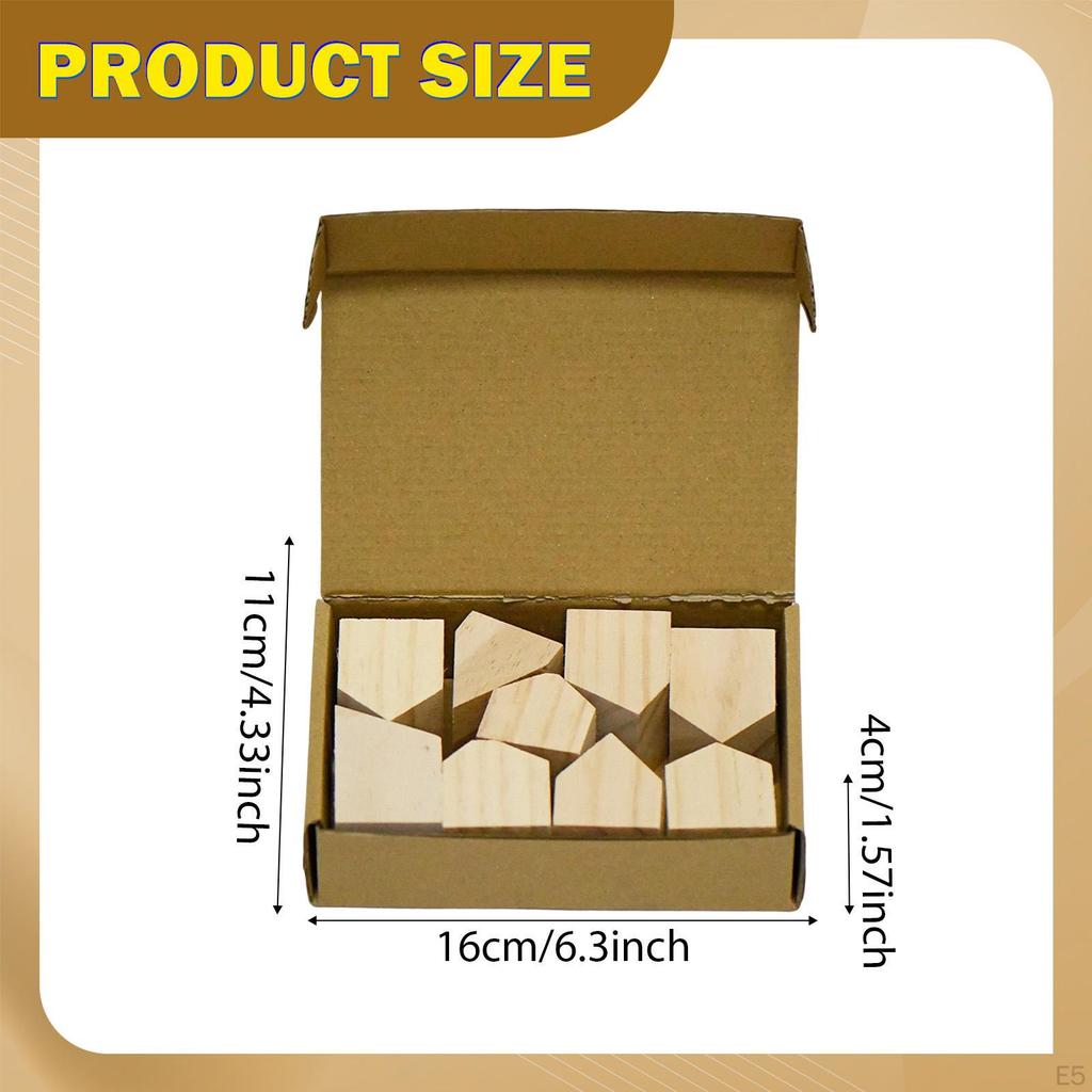 Nedokončené dřevěné domky řemesla umění dárek dekorace graffiti kresba hračka ozdoby dřevo pro kancelář