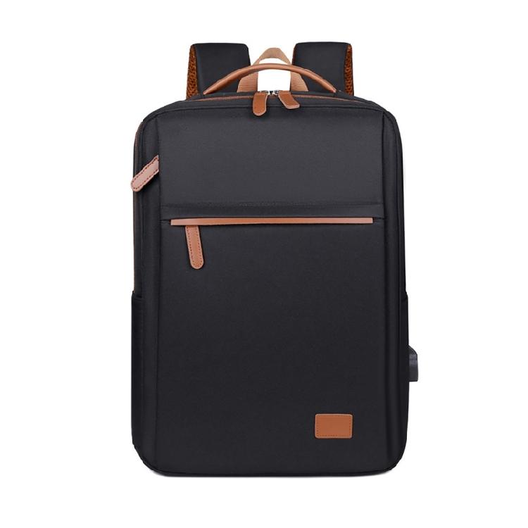 Practical School Bag Laptop Backpack with USB Charging Port Functional Daypacks
