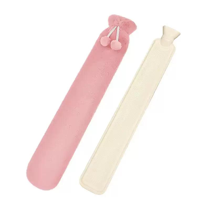 Extended Hot Water Bottle Pillow, Long Version, Thickened, Water-Fillable, for Sleeping, Foot Warmer, Extended Version, Hand Warmer