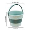 17-5L Collapsible Plastic Bucket Water Bucket Folding Handy Bucket for Bathroom Kitchen Camping Car House Washing Water Bucket