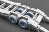 Scale Wheel Set Plastic Model Parts SCXWM72007S Scale-X 1/72 CHMZAP-5247G Semi-Trailer Weight-Deforming (9 Pieces) (for Trumpeter/Takom) (Military