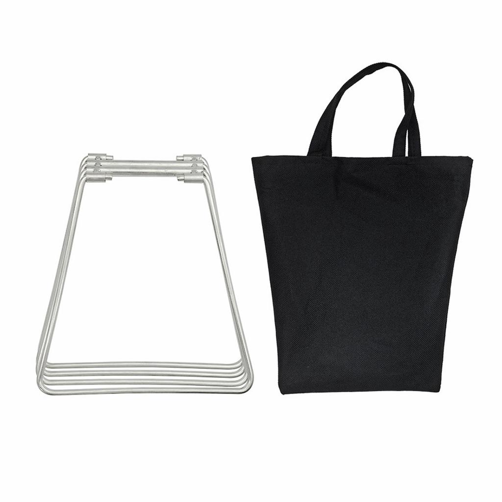 Camping Folding Coolers Stand Storage Box Bracket Metal Luggage Rack Portable Ices Box Holder for Outdoor Travel Cooking