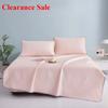 2025 Summer Cool Ice Silk Jacquard Ice Bean Bed Sheet Bed Skirt Mat Three-piece Set Machine Washable