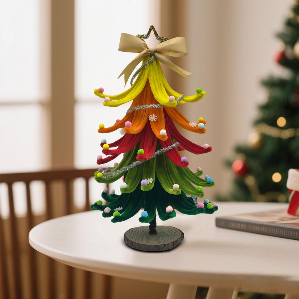 Weihnachtsbaum Desktop-Ornamente Weihnachtsdekoration Weihnachtsbaum-Stab DIY Weihnachtsbaum