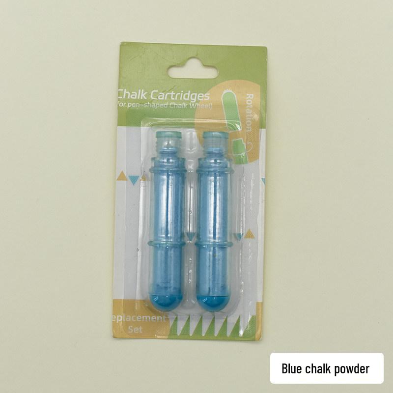 Refillable Chalk Tailoring Pen with Lid - Pen-shaped Fabric Marking Tool