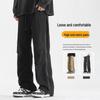 2024 Men's Trendy High Street Cargo Pants: Spring/Autumn, Handsome Loose Fit, Waterproof for Outdoor and Mountaineering