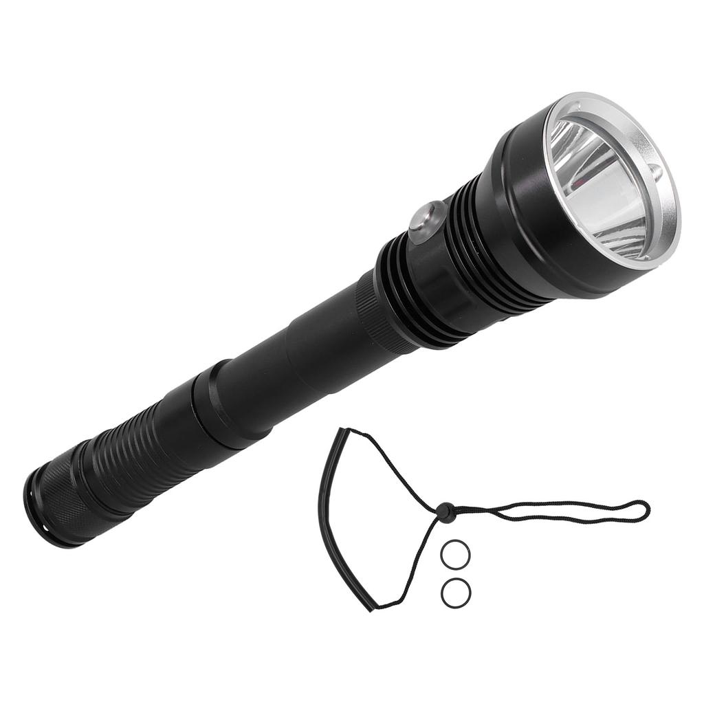Diving Flashlight IPX8 Waterproof 80M Underwater Torch 8000LM LED Strong Light Dive Light