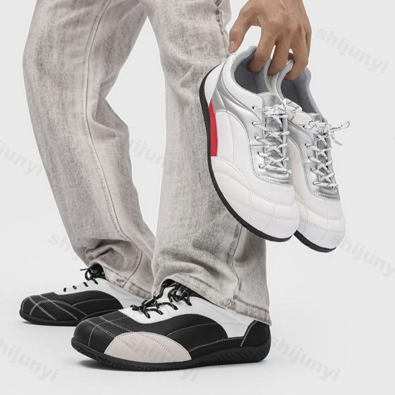 Mode 2025 Frühling Neue Herrenmode Trend Rutschfeste Lässige Sportschuhe Dünnsohlige Low-Top Vielseitige Bequeme Schnür-Flache Sneaker