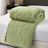 Schmetterling Jacquard Vier Jahreszeiten Flanelldecke mit exquisitem 3D-Schmetterling Bequem und warm Geeignet für Bett Sofa Camping Decken